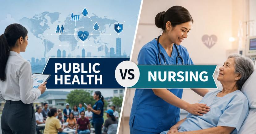 Public Health vs Nursing: Which Career Path Fits Your Goals?